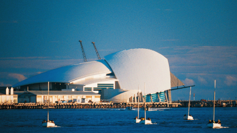Western Australian Maritime Museum seen from Fremantle Harbour